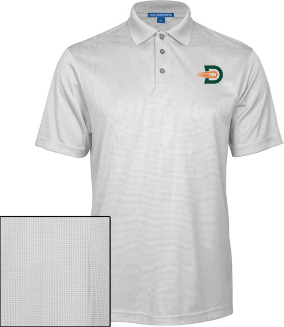 UT Dallas Performance Fine Jacquard Polo UTD -  Outlined Athletic D - ONLINE ONLY