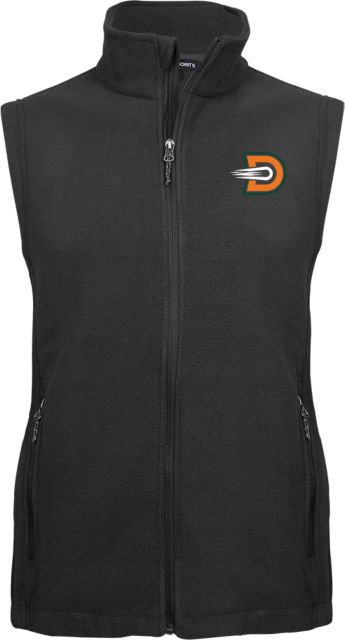 UT Dallas Fleece Full Zip Vest UTD -  Outlined Athletic D - ONLINE ONLY