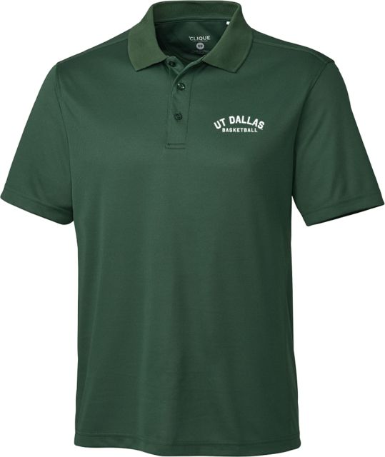 UT Dallas C&B Clique Ice Pique Polo UTD - UT Dallas Arched Basketball - ONLINE ONLY
