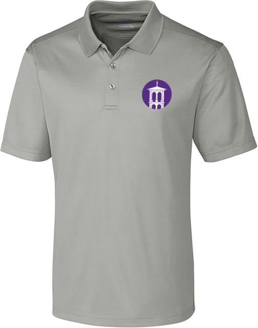 Furman C&B Clique Ice Pique Polo Furman University Bell Tower Icon - ONLINE ONLY