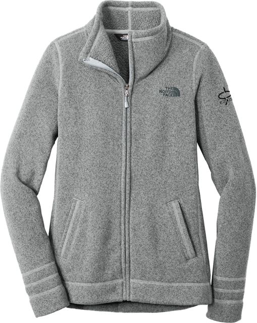 Great Basin The North Face Womens Heather Fleece Jacket Primary Logo - ONLINE ONLY