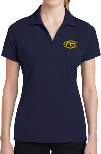 Fullerton College Womens Dry Mesh Polo FC Wordmark - ONLINE ONLY