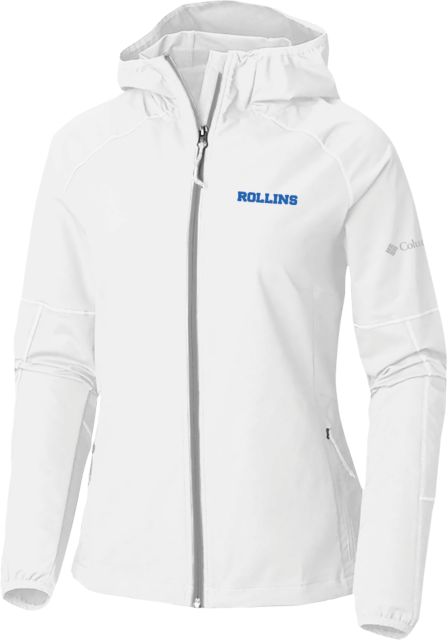 Rollins Columbia Womens Sweet As Ivory Hooded Jacket Wordmark - ONLINE ONLY