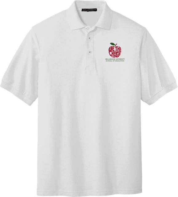 Bellarmine Silk Touch Polo Bellarmine SOE Be the Change Apple Stacked - ONLINE ONLY