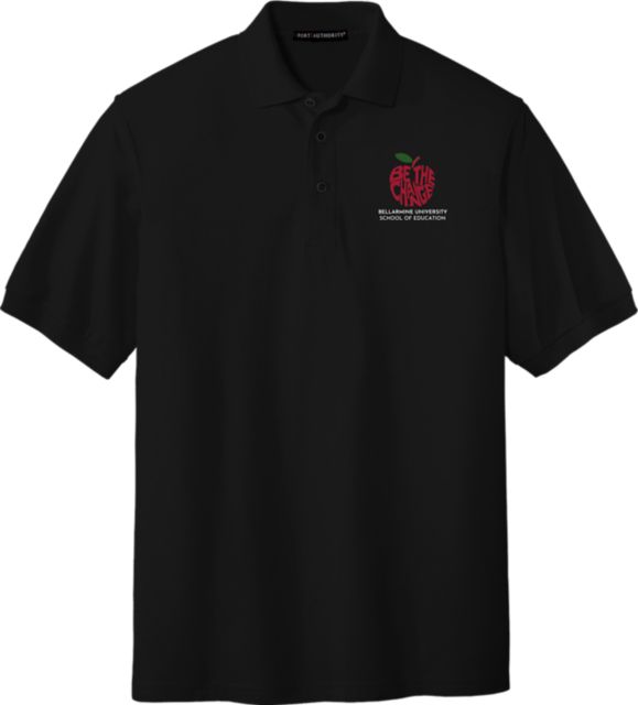 Bellarmine Silk Touch Polo Bellarmine SOE Be the Change Apple Stacked - ONLINE ONLY