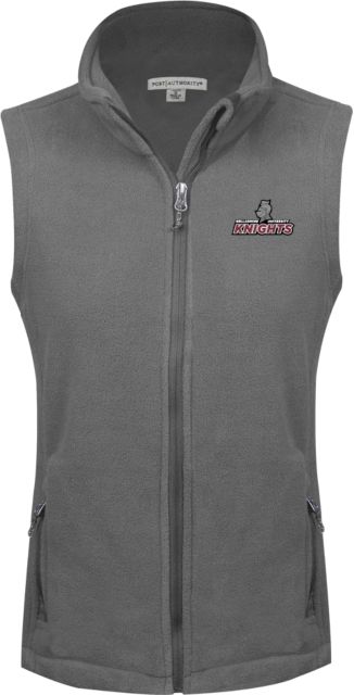 Bellarmine Ladies Fleece Full Zip Vest Official Logo - ONLINE ONLY