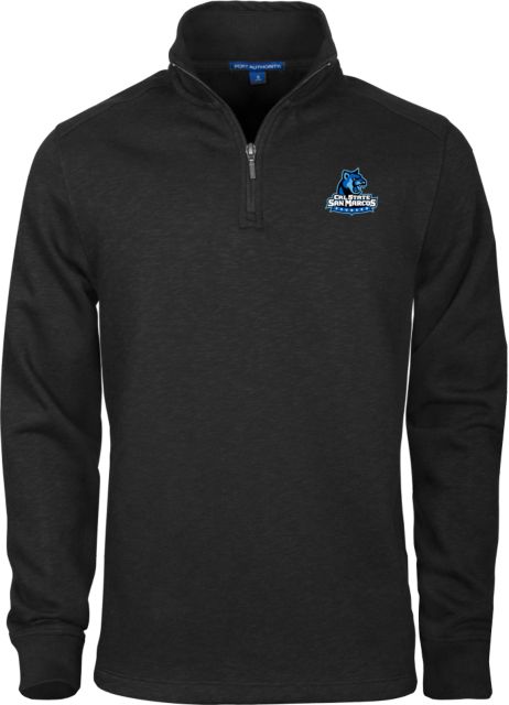 Cal State San Marcos Slub Fleece 1/4 Zip Pullover Primary Logo - ONLINE ONLY