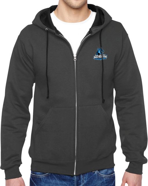 Cal State San Marcos Fleece Full Zip Hoodie Primary Logo - ONLINE ONLY