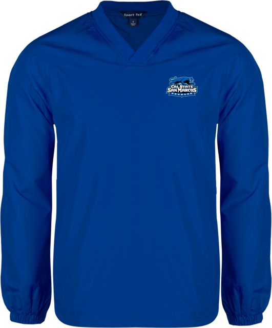 Cal State San Marcos V Neck Raglan Windshirt Secondary Logo - ONLINE ONLY