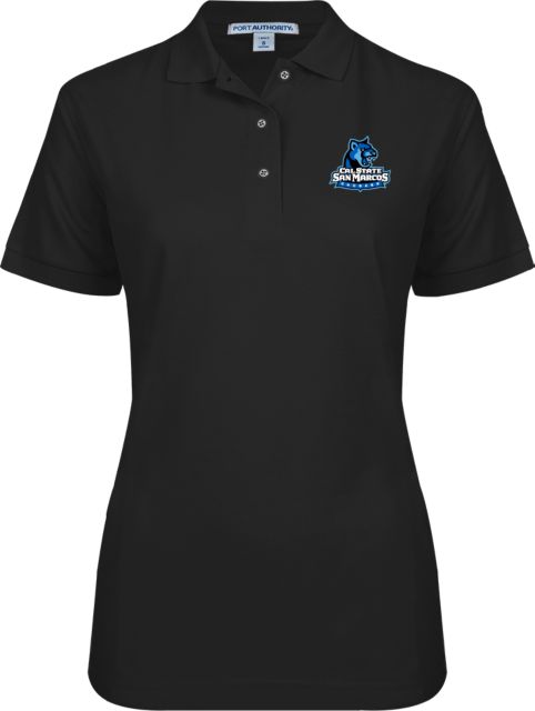 Cal State San Marcos Womens Silk Touch Pique Polo Primary Logo - ONLINE ONLY