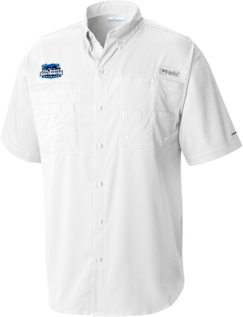 Cal State San Marcos Columbia Tamiami Performance Short Sleeve Shirt Secondary Logo - ONLINE ONLY
