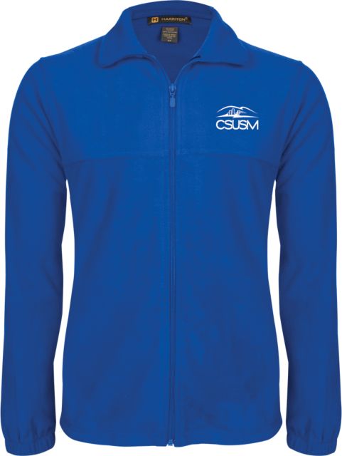 Cal State San Marcos Fleece Full Zip Jacket CSUSM with University - ONLINE ONLY
