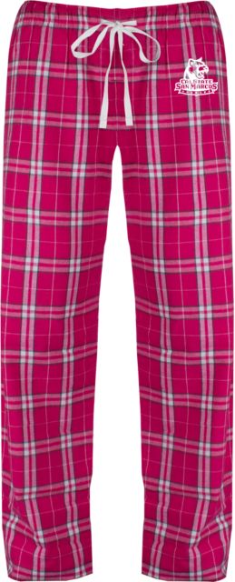 Cal State San Marcos Womens Flannel Pajama Pant Primary Logo - ONLINE ONLY