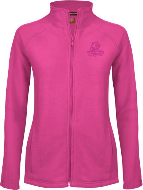 Cal State San Marcos Womens Fleece Full Zip Jacket Primary Logo - ONLINE ONLY