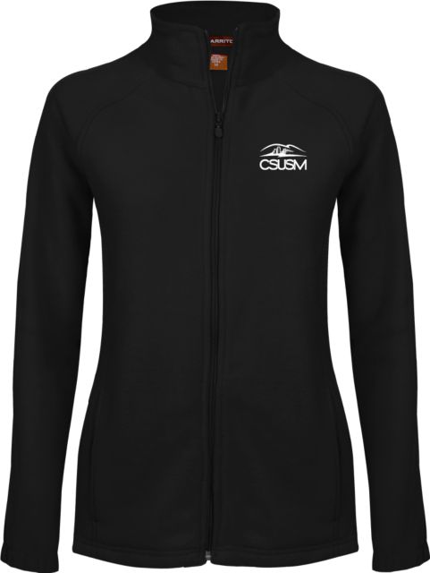 Cal State San Marcos Ladies Fleece Full Zip Jacket CSUSM with University - ONLINE ONLY