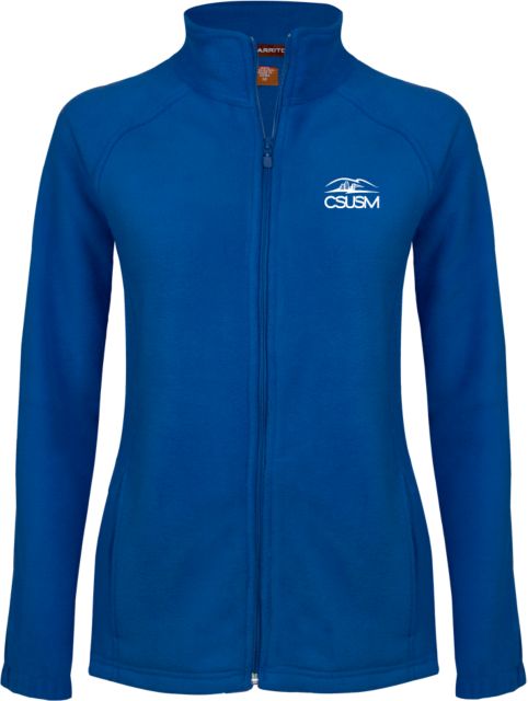 Cal State San Marcos Ladies Fleece Full Zip Jacket CSUSM with University - ONLINE ONLY