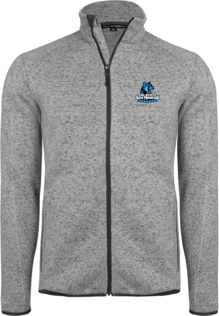 Cal State San Marcos Sweater Fleece Jacket Primary Logo - ONLINE ONLY