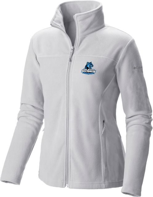 Cal State San Marcos Columbia Womens Full Zip Fleece Jacket Primary Logo - ONLINE ONLY