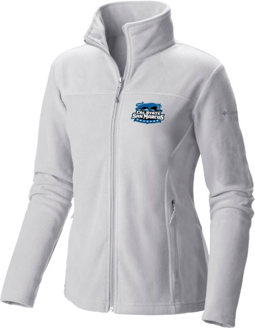 Cal State San Marcos Columbia Womens Full Zip Fleece Jacket Secondary Logo - ONLINE ONLY