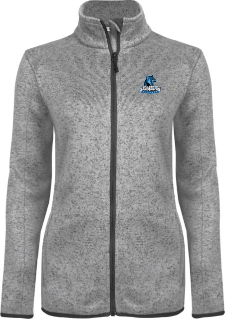 Cal State San Marcos Womens Fleece Jacket Primary Logo - ONLINE ONLY