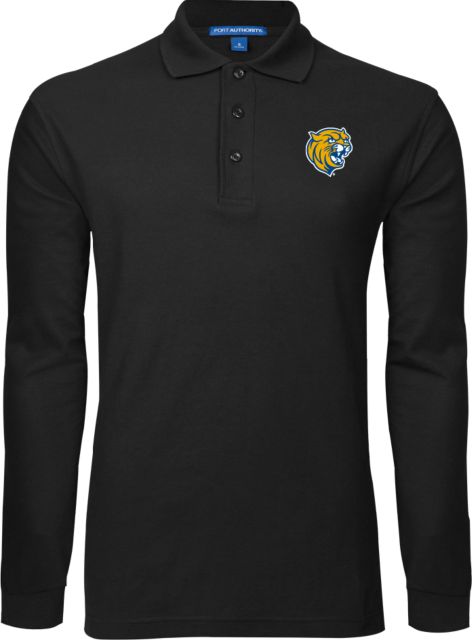 Johnson & Wales Long Sleeve Polo Cat Head - ONLINE ONLY