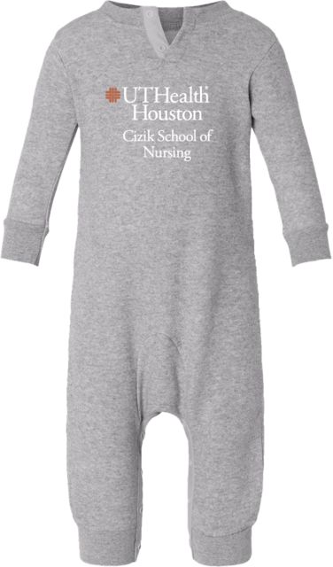 UTHealth Fleece Bodysuit UTHealth Houston Cizik School of Nursing Stacked - ONLINE ONLY
