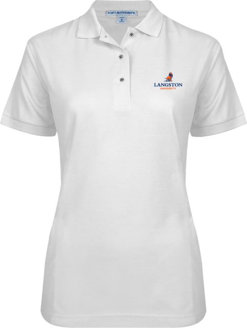 Langston Ladies Easycare Pique Polo Primary Mark - ONLINE ONLY