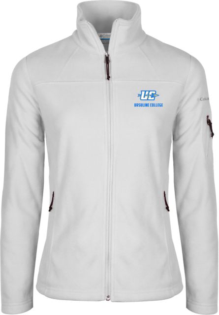 Ursuline College Columbia Ladies Full Zip Fleece Jacket UC Primary Mark EMB - ONLINE ONLY