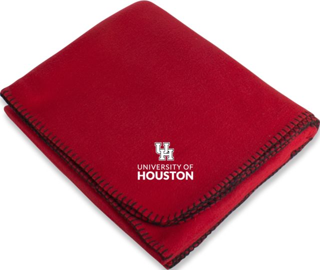 Univ of Houston Arctic Fleece Blanket UH Vertical - ONLINE ONLY