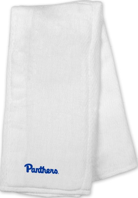 Pittsburgh Baby Burp Cloth Script Panthers - ONLINE ONLY