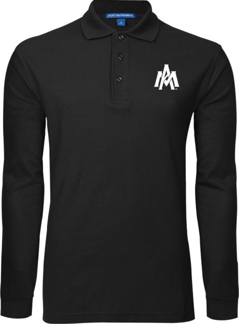 Arkansas Monticello Long Sleeve Polo Primary Mark - ONLINE ONLY