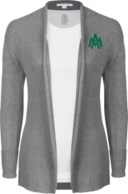 Arkansas Monticello Womens Open Front Cardigan Sweater Primary Mark -  ONLINE ONLY: University Of Arkansas At Monticello