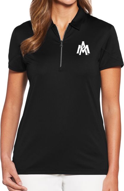 Arkansas Monticello Callaway Womens Tulip Sleeve Zip Polo Primary Mark - ONLINE ONLY
