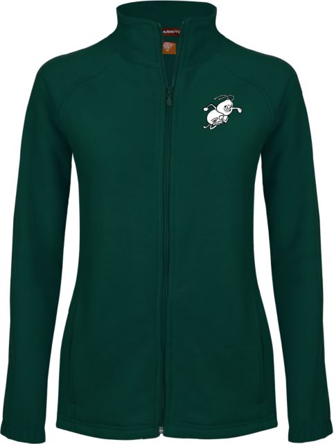 Arkansas Monticello Womens Fleece Full Zip Jacket Mascot - ONLINE ONLY
