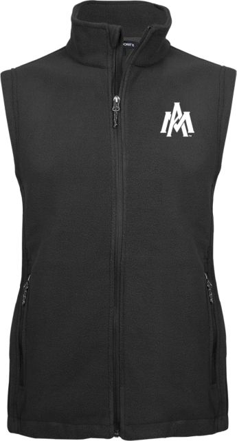 Arkansas Monticello Fleece Full Zip Vest Primary Mark - ONLINE ONLY
