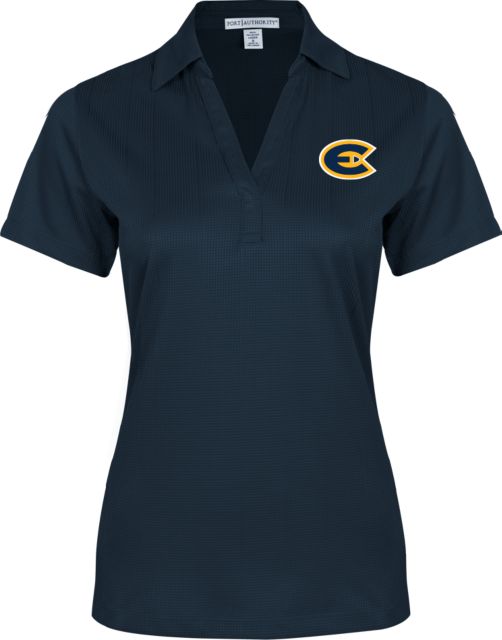 Eau Claire Womens Performance Fine Jacquard Polo Primary Athletic Mark EMB - ONLINE ONLY