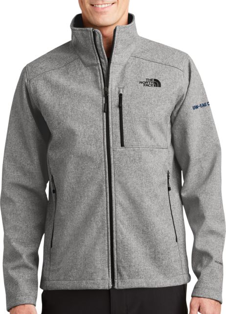 Eau Claire The North Face Apex Barrier Heather Softshell Jacket UW Eau Claire Flat Mark EMB - ONLINE ONLY