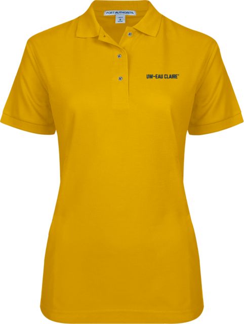 Eau Claire Womens Silk Touch Pique Polo UW Eau Claire Flat Mark EMB - ONLINE ONLY