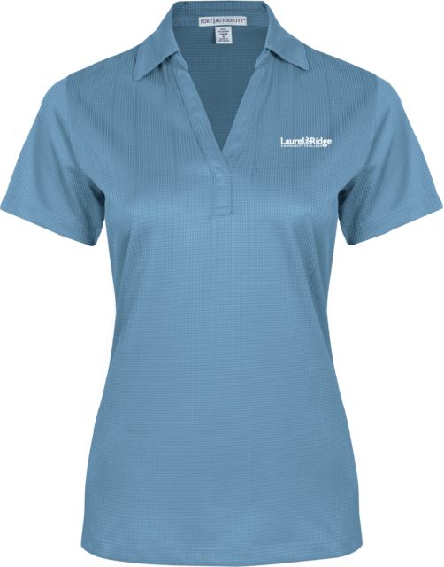 Laurel Ridge Womens Performance Fine Jacquard Polo Wordmark Horizontal - ONLINE ONLY