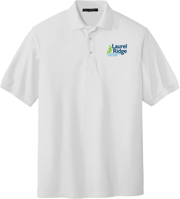 Laurel Ridge Silk Touch Polo Wordmark Stacked - ONLINE ONLY