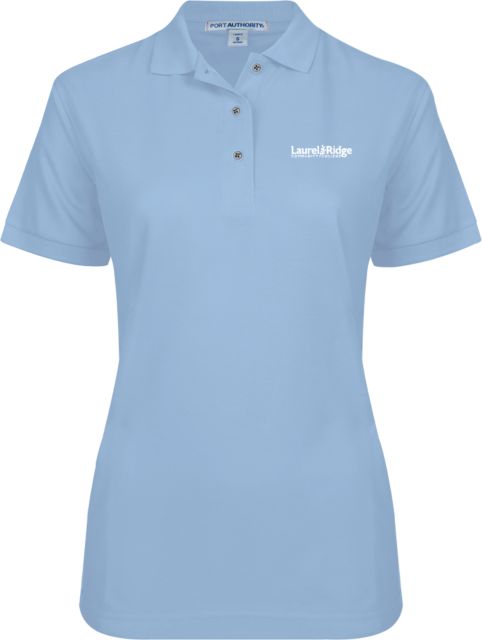 Laurel Ridge Womens Silk Touch Pique Polo Wordmark Horizontal - ONLINE ONLY