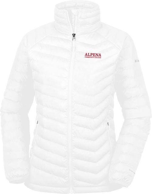 Alpena Columbia Powder Lite Womens Jacket Wordmark - ONLINE ONLY