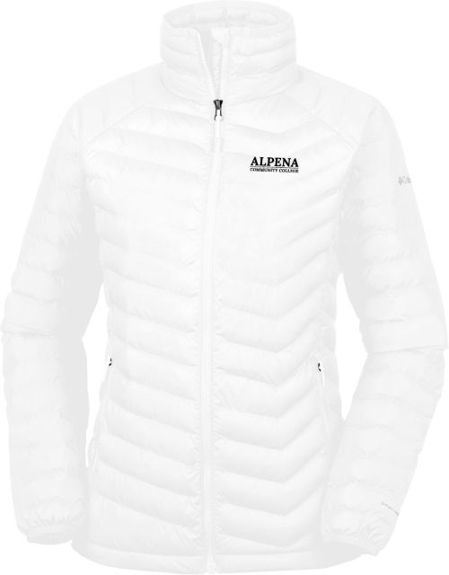 Alpena Columbia Powder Lite Womens Jacket Wordmark - ONLINE ONLY