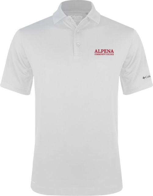 Alpena Columbia Omni Wick Drive Polo Wordmark - ONLINE ONLY