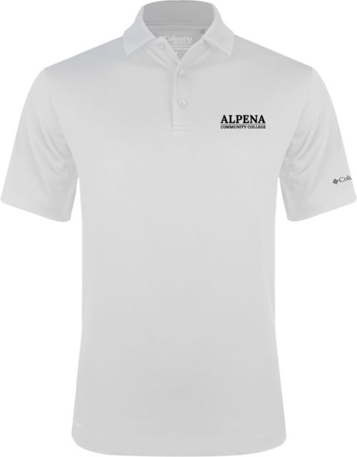Alpena Columbia Omni Wick Drive Polo Wordmark - ONLINE ONLY