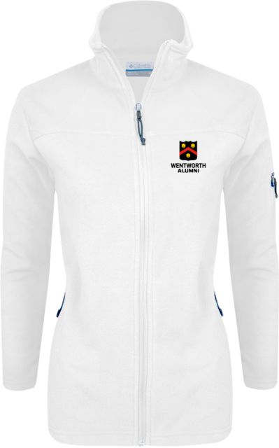 Wentworth Columbia Ladies Full Zip Fleece Jacket Shield Logo Wentworth Alumni - ONLINE ONLY