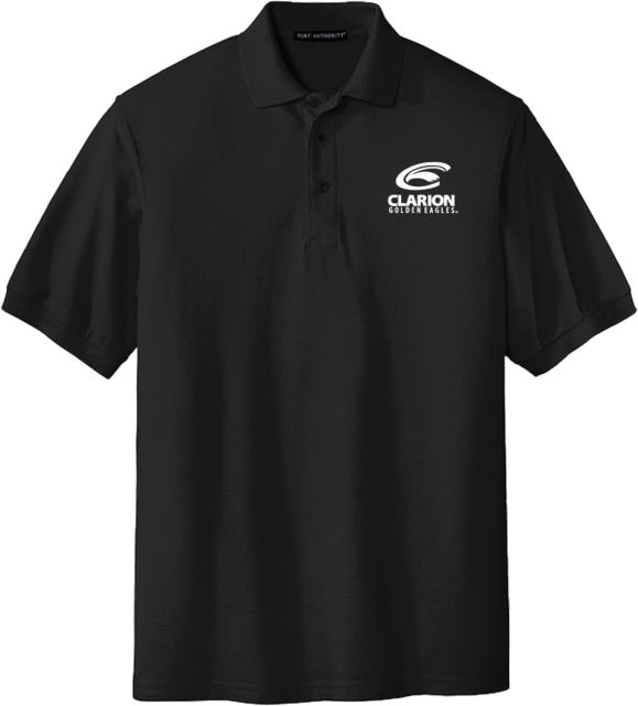 PennWest Clarion Extended Silk Touch Polo Clarion Primary Athletic Mark - PLUS - ONLINE ONLY