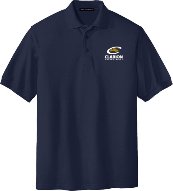 PennWest Clarion Extended Silk Touch Polo Clarion Primary Athletic Mark - PLUS - ONLINE ONLY