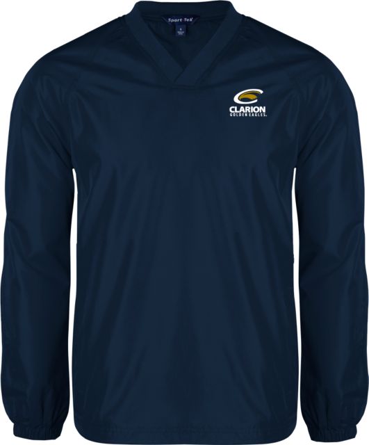 PennWest Clarion V Neck Raglan Windshirt Clarion Primary Athletic Mark - ONLINE ONLY