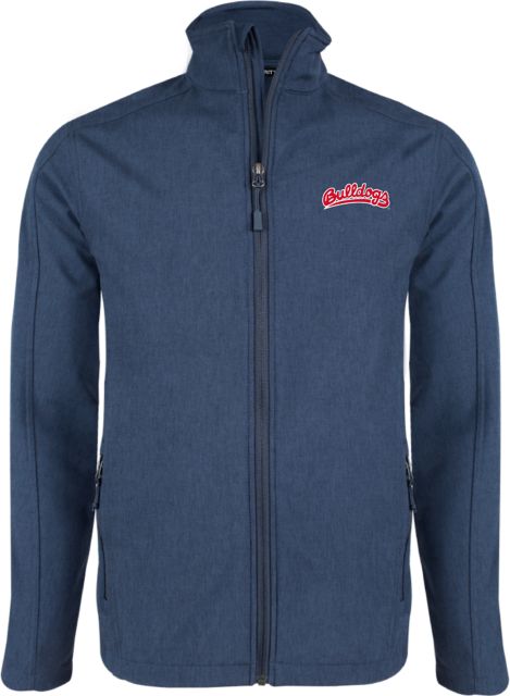 Fresno State Softshell Heather Jacket Scripted Bulldogs EMB - ONLINE ONLY